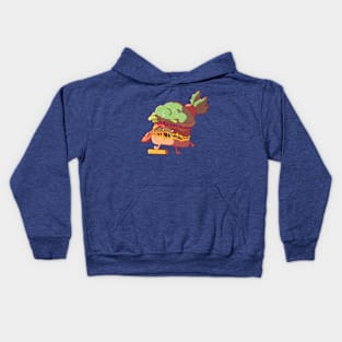 Burger Monster Funny Kids Hoodie